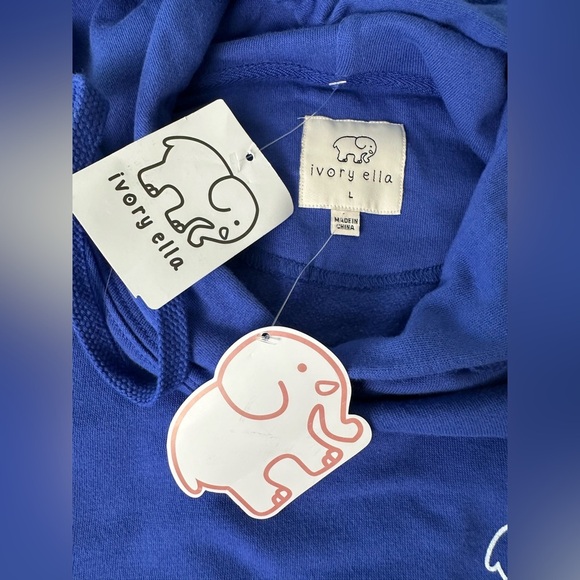 Ivory Ella Unisex Hoodie Size Large - Picture 6 of 7